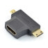 Фото #2 товара Адаптер HDMI - miniHDMI / microHDMI Akyga