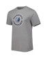 ფოტო #3 პროდუქტის Men's Gray and Navy Memphis Grizzlies T-shirt and Shorts Sleep Set