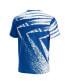 Men's NFL X Staple Royal Buffalo Bills Team Slogan All Over Print Short Sleeve T-shirt