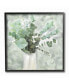 Фото #1 товара Sage Green Painterly Eucalyptus in White Vase Framed Texturized Art, 12" L x 12" H