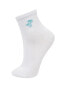 Kadın Nakış 3'lü Pamuklu Soket Çorap B6097axns