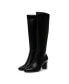 Фото #8 товара Women's Spencer Almond Toe Knee High Wide Calf Boots