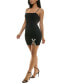 ფოტო #3 პროდუქტის Juniors' Embellished-Hem Mini Dress