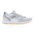 Фото #1 товара Reebok GL 1000 Leather Mens White Suede Lace Up Lifestyle Sneakers Shoes