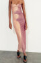 Фото #3 товара Платье из прозрачной ткани с принтом ZARA
