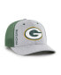 Men's Gray, Green Green Bay Packers Pixelation Trophy Flex Hat