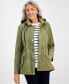 ფოტო #1 პროდუქტის Women's Hooded Anorak, PP-4X, Created for Macy's