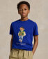 ფოტო #2 პროდუქტის Big Boys Polo Bear Cotton Jersey Tee