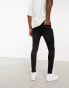 Фото #6 товара ASOS DESIGN spray on jeans with power stretch in washed black