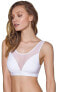 Sporttop mit transparentem Einsatz PS002 white - Passion S (42)