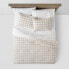 Фото #2 товара Yarn-Dyed Gingham Comforter & Sham Set - Threshold