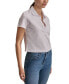 Фото #6 товара Women's Cropped Relaxed-Fit Polo