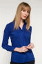 Kadın Mavi Uzun Kol Basic Gömlek G5922AZ.18SM.BE114