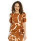 ფოტო #4 პროდუქტის Petite Balloon-Sleeve Sarong Dress