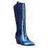 Фото #2 товара Corkys Howdy Tall Zippered Womens Blue Casual Boots 81-0018-423