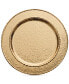 Hammertone Gold-Tone Charger/Platter