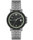 ფოტო #1 პროდუქტის Men's Signatur Sport Three Hand Date Gray Stainless Steel Watch 40mm