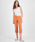 Фото #1 товара Women's Side Lace-Up Capri Pants, Created for Macy's