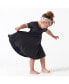ფოტო #2 პროდუქტის Baby Girls Baby Ocean Teal Short Sleeve Twirl Dress