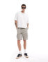 ASOS DESIGN oversized boxy t-shirt with seam details in white Белый, L - Chest 42 - фото #2