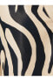 Фото #6 товара Zebra Desenli Gömlek Saten Düğmeli Klasik Yaka Regular Fit