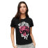 ფოტო #1 პროდუქტის SUPERDRY Indigo Workwear Cap Lo-Fi Rock Graphic Fitted short sleeve T-shirt