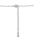 ფოტო #4 პროდუქტის Cubic Zirconia Bead Frame Pendant Necklace in 18k Gold-Plated Sterling Silver, 16" + 2" extender, Created for Macy's