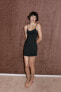 Фото #5 товара Короткое компрессионное платье-комбинация ZARA