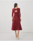 Фото #2 товара Платье с открытой спиной от PACT из органического хлопка Fit & Flare