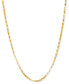 ფოტო #1 პროდუქტის Elongated Box Link 18" Chain Necklace in 14k Gold