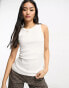 Фото #1 товара Vero Moda Aware racer neck vest in white