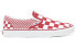 Фото #3 товара Vans slip-on MIX Checker 棋盘格 低帮 板鞋 男女同款 红色 / Кроссовки Vans Slip-On Mix Checker VN0A38F7VK5