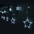 LED Curtain Lights White Stars