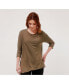 ფოტო #1 პროდუქტის Women's Anen Side Tie 3/4 Sleeve Top for Women