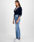 Фото #3 товара Women's Julie Straight-Leg Button-Waist Jeans