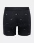 Hollister 7-pack trunks with plain and icon logo prints in multi