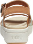 Dámské kožené sandály ELLECITY 1027273 leather/clearly aqua