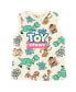 Фото #5 товара Boys Lion King Toy Story Mickey Mouse Cars T-Shirt Tank Top and French Terry Shorts 3 Piece Outfit Set to