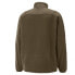 Puma Seasons Fleece Mock Neck Half Zip Sweatshirt Mens Green 52257362