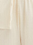 Vero Moda textured jersey trouser co-ord in cream Бежевый, XL - фото #9