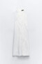 Фото #6 товара Платье миди из габардина с завязками ZARA