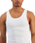 Men's 4-Pk. Regular-Fit Solid Tanks, Created for Macy's