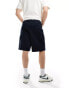 Armani Exchange label logo cargo shorts in navy