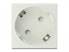 Фото #4 товара Delock 81324 - CEE 7/3 - White - Acrylonitrile butadiene styrene (ABS) - Plastic - 250 V - 16 A - 45 mm