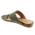 Фото #5 товара Softwalk Chandler S2306-341 Womens Green Wide Leather Thong Sandals Shoes