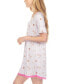 ფოტო #3 პროდუქტის Women's Lovely Morning Gingham Sleepshirt