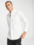 Фото #1 товара Only & Sons slim fit button down oxford shirt in white