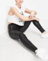 Фото #3 товара Vero Moda Tall coated skinny jeans in black