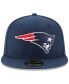 New England Patriots Team Logo Omaha 59FIFTY Fitted Cap