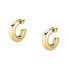 Фото #1 товара Minimalist gold-plated earrings circles Creole SAUP12